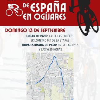 🚴‍♂️ La Vuelta 2026 pasará por Ogíjares el próximo domingo, 13 de septiembre.  
  
El pelotón recorrerá nuestro municipio por la calle Las Cruces,...