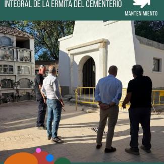Avanzan las obras de arreglo integral de la ermita del Cementerio de Ogíjares.  
  
Ayer  visitamos los trabajos de rehabilitación de este espacio,...