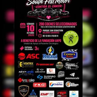 🏎️ Este sábado,  10 de octubre, el motor se une a una gran causa en Ogíjares.  
South Fest Motor llega al Parque San Sebastián a beneficio de la Fu...
