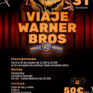 🎃 Este Halloween, atrévete con una aventura terrorífica en Warner Bros. Madrid.  
  
El sábado 31 de octubre organizamos un viaje especial al parq...