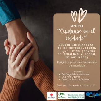 💚 Cuidar también significa cuidarse.  
  
Ogíjares pone en marcha el grupo “Cuidarse en el Cuidado”, dirigido a las personas cuidadoras de nuestro...
