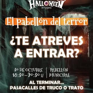 👻 El viernes 30 de octubre llega a Ogíjares el Pabellón del Terror.  
  
Una experiencia escalofriante para quienes se atrevan a entrar… ¿serás ca...