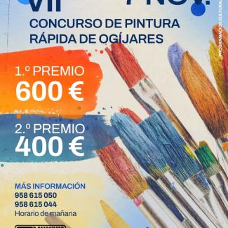 🎨 El VIII Concurso de Pintura Rápida de Ogíjares vuelve el próximo sábado 7 de noviembre.  
  
Una cita para disfrutar de la pintura al aire libre...