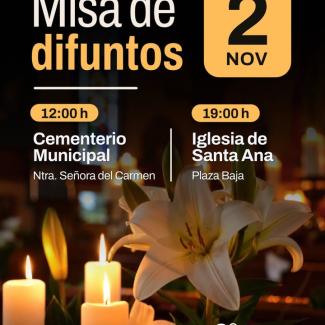 🕊️ El próximo lunes 2 de noviembre, con motivo del Día de los Difuntos, se celebrarán en Ogíjares dos misas en recuerdo de quienes ya no están con ...