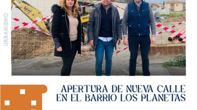 🚧 Nueva calle en el barrio de Los Planetas 🏗️🚶‍♂  
  
Damos respuesta a una demanda vecinal histórica con la apertura de una nueva calle que cone...