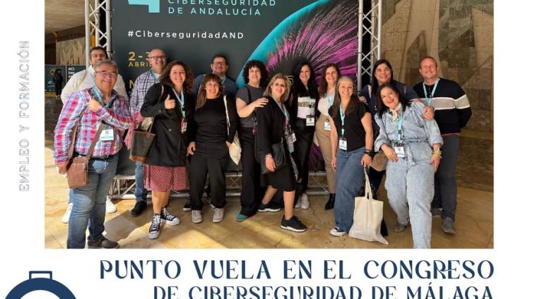 🔐 El Punto Vuela de Ogíjares, presente en el Congreso de Ciberseguridad de Málaga 💻🛡️  
  
Una jornada enriquecedora en la que seguimos formándon...