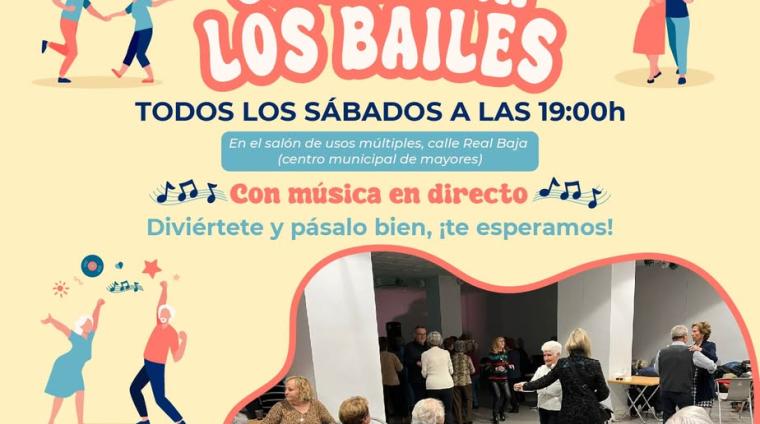 💃🕺 ¡Vuelven los bailes para nuestros mayores en Ogíjares!  
  
Organizados por el Área del Mayor, se celebrarán todos los sábados a las 19:00 h e...