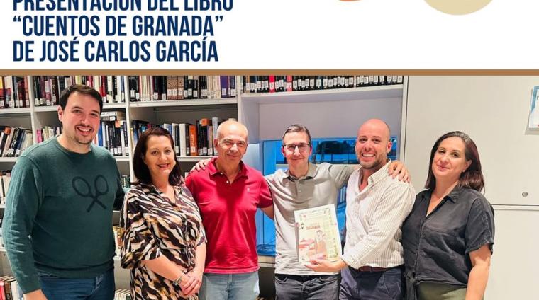📚 Presentación del libro “Cuentos de Granada” de nuestro vecino y escritor José Carlos García, en la Biblioteca Municipal “María Lejárraga”.  
  
...