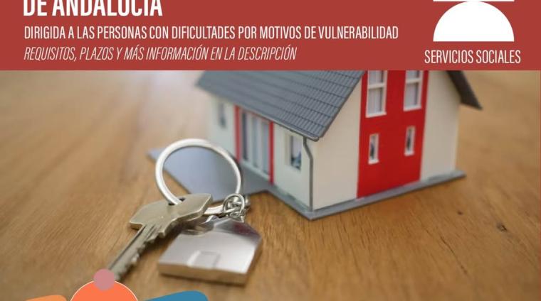 🏠 Ayudas al Alquiler de la Junta de Andalucía  
  
Ya está abierto el plazo para solicitar las ayudas al pago del alquiler de la vivienda habitual...