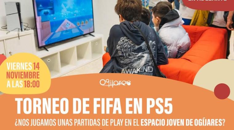 🎮⚽ ¡Llega el Torneo de FIFA en PS5 al Espacio Joven de Ogíjares!   
  
🚨🚨 ¡¡HOY!! 🚨🚨  
  
¿Eres el mejor en el campo… aunque sea virtual? 😎 ...