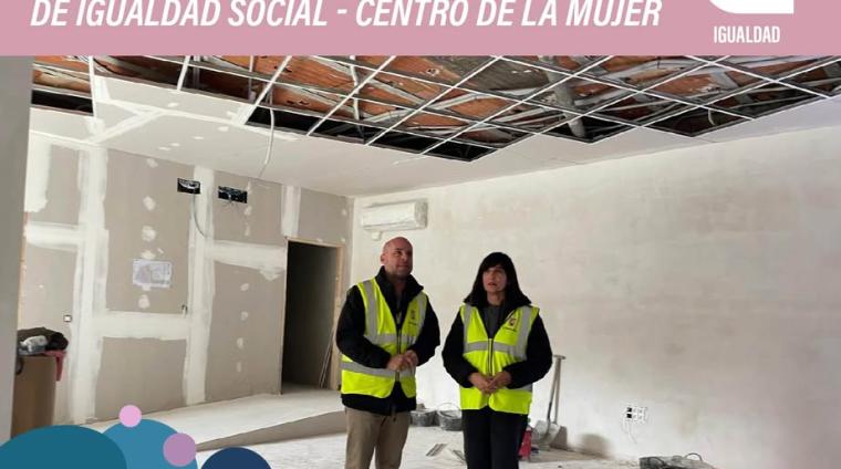 🏗️👩‍⚖️ Avanzan las obras del nuevo Centro de Igualdad Social de Ogíjares – Centro de la Mujer  
  
El Alcalde y la concejala de Igualdad han visit...