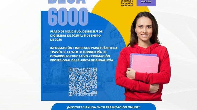 🎓✨ Abierto el plazo para solicitar la Beca 6000  
  
Ya puedes solicitar la Beca 6000 de la Junta de Andalucía, una ayuda dirigida a estudiantes ...