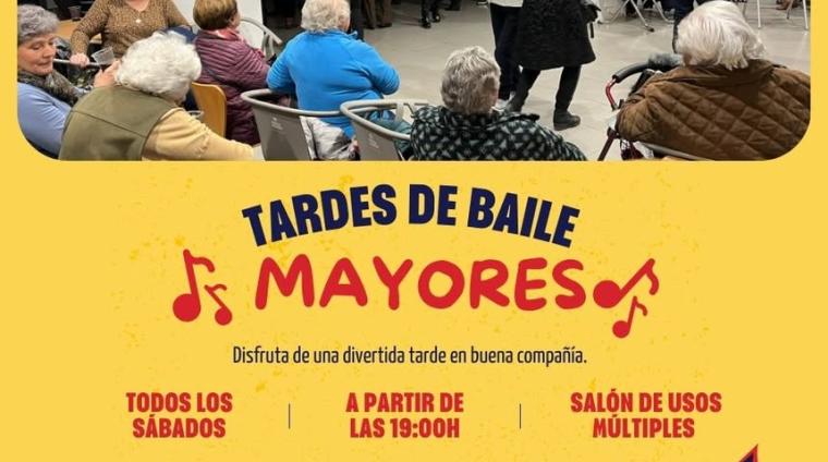 💃🕺 ¡Bailes para nuestros mayores en Ogíjares!  
  
Se celebran todos los sábados a las 19:00 h en el Salón de Usos Múltiples (C/ Real Baja – Cent...