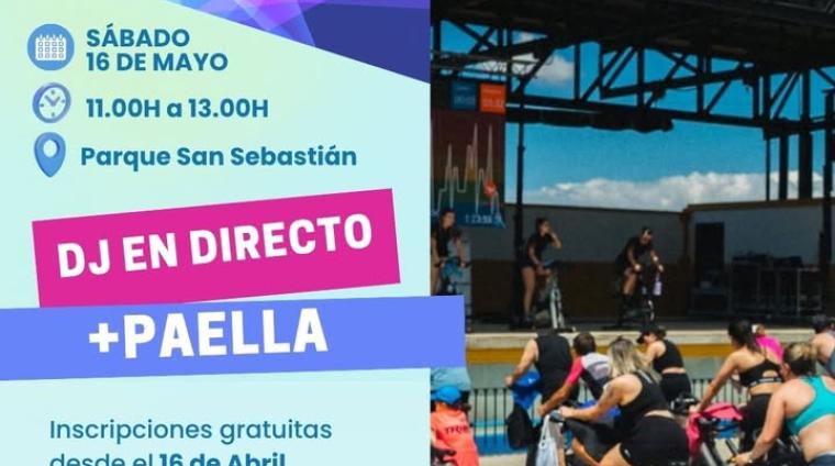 🚴‍♂️ Fiesta Máster Class – Ciclo Indoor en Ogíjares  
  
📅 Sábado 16 de mayo  
🕚 De 11:00 a 13:00 h  
📍 Parque San Sebastián  
  
Disfruta de u...