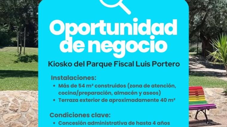 🚧 Nueva oportunidad de negocio en Ogíjares  
  
El Ayuntamiento de Ogíjares abre el proceso de licitación para la explotación del kiosco-bar del P...