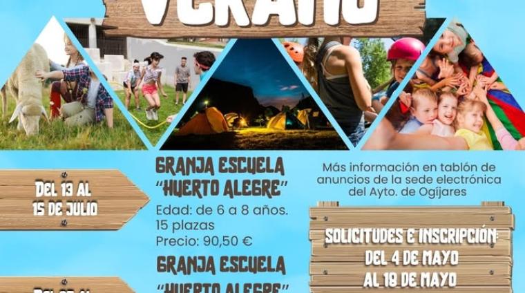 🌞 CAMPAMENTOS DE VERANO INFANTILES  ¡Vive tu mejor verano!  
  
🐄 CAMPAMENTOS INFANTILES – Granja Escuela “Huerto Alegre”  
📅 Turno 1:  
Del 13 ...