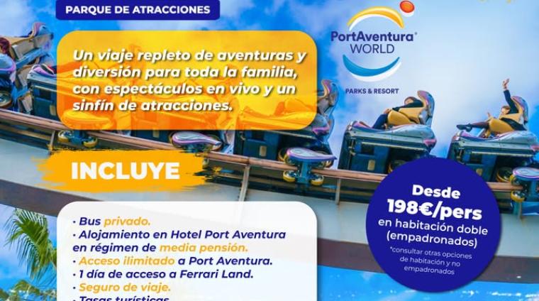 🎢✨ VIAJE A PORT AVENTURA  
  
📅 11 y 12 de julio   
📍 Organiza: Concejalía de Juventud de Ogíjares  
  
Un viaje repleto de aventuras, diversió...